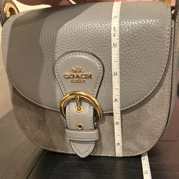 Coach Cleo 17 leather/suede Crossbody Bag